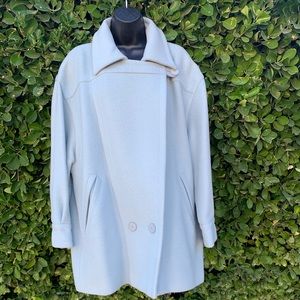 Authentic Escada Vintage 80s Blue Coat